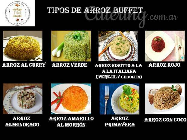 NUESTRO MENU DE ARROZ BUFFET