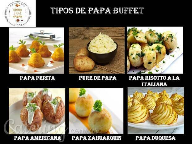 NUESTRAS PAPAS BUFFET